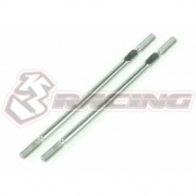 3 RACING 64 Titanium 3mm Turnbuckle - 65mm (2 Pcs)