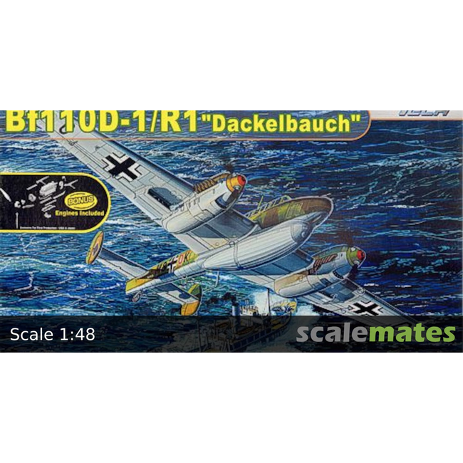 Dragon 1:48 Bf110D-1/R1 "Dackelbauch" Plastic Kit