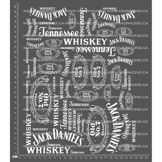 MCI REPRODUCTION DECALS MCI 1/10th REPRODUCTION  JACK DANIELS V2 DECALS