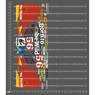 MCI REPRODUCTION DECALS MCI 1/10th REPRODUCTION  TAM 58056 - FALCON DECALS
