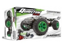 MAVERICK Maverick MV150206 GREEN Quantum XT 1/10 4WD Flux Brushless Electric Truggy WITH WING Requires Battery