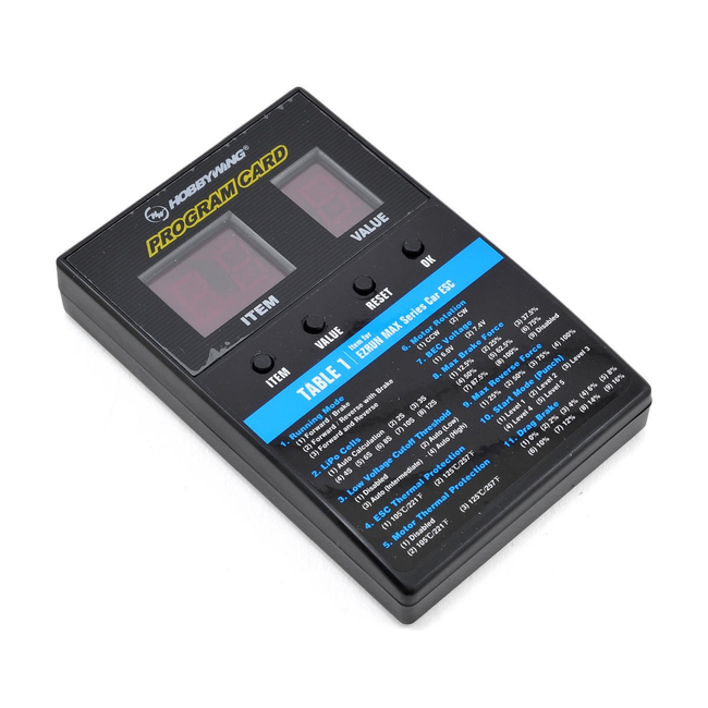 HOBBYWING General LED Program Card