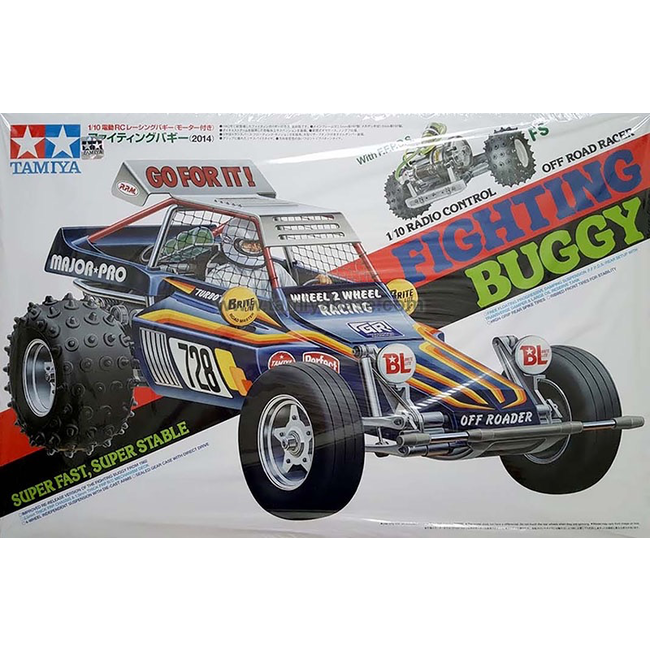 TAMIYA R/C Fighting Buggy (2014) 1:10 SCALE R/C 2WD OFF ROAD RACER 1/10 KIT NO ESC INCLUDED REQUIRES TX, RX, ESC, BATTERY CHARGER & PAINT.