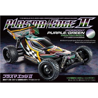 TAMIYA TAMIYA PLASMA EDGE II  TT-02 iridescent Purple & Green  PAINTED BODY 1/10 KIT NO ESC INCLUDED REQUIRES TX, RX, ESC, BATTERY CHARGER