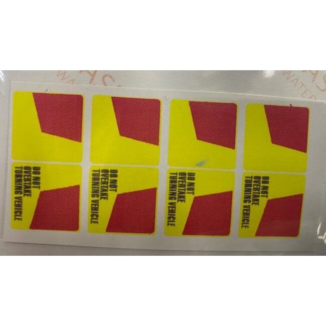 AUSLOWE OVERSIZEE ROAD TRAIN ETC  WATER SLIDE DECALS