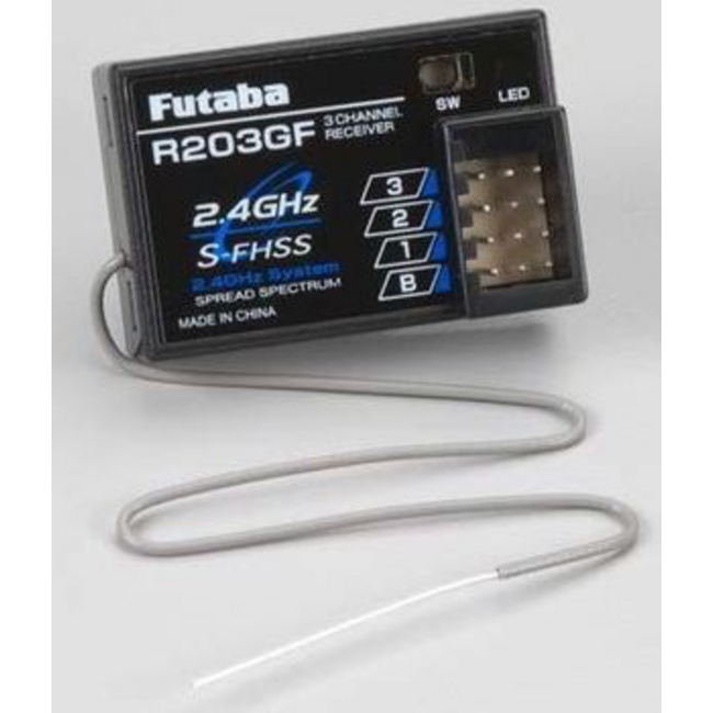 Futaba R203GF 3-Channel 2.4GHz S-FHSS SURFACE Receiver