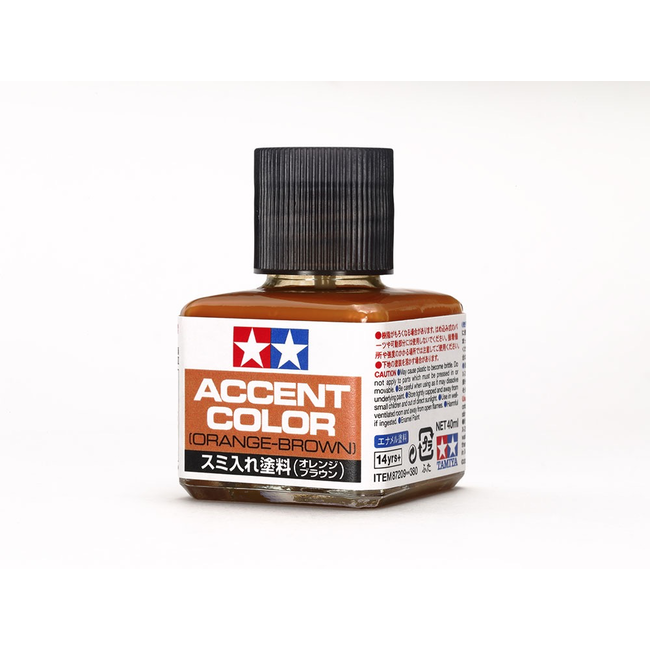 TAMIYA ORANGE BROWN ACCENT COLOUR BOTTLE 40ML