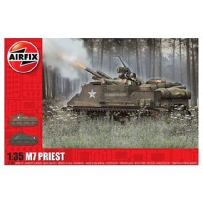 Airfix A1368 1/35 M7 Priest Plastic Model Kit