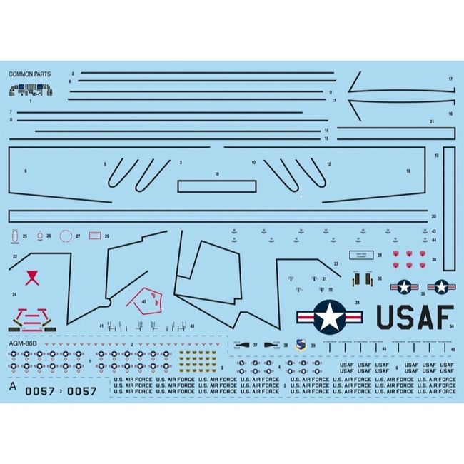 Italeri 1442 1/72 Boeing B-52H Plastic Model Kit