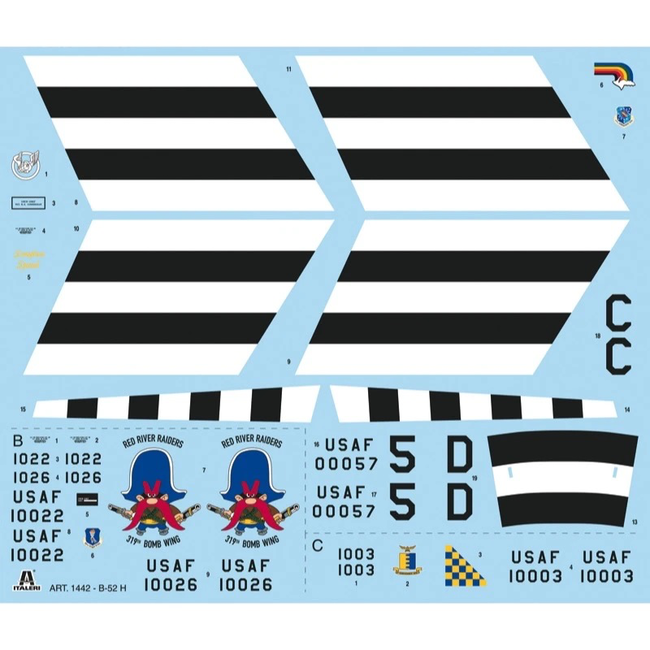 Italeri 1442 1/72 Boeing B-52H Plastic Model Kit