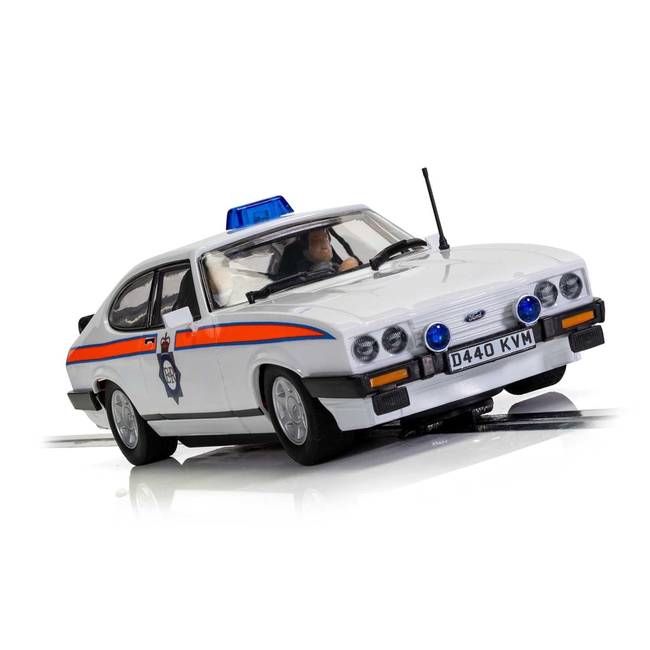 Scalextric C4153 Ford Capri MK3 Greater Manchester Police Slot Car