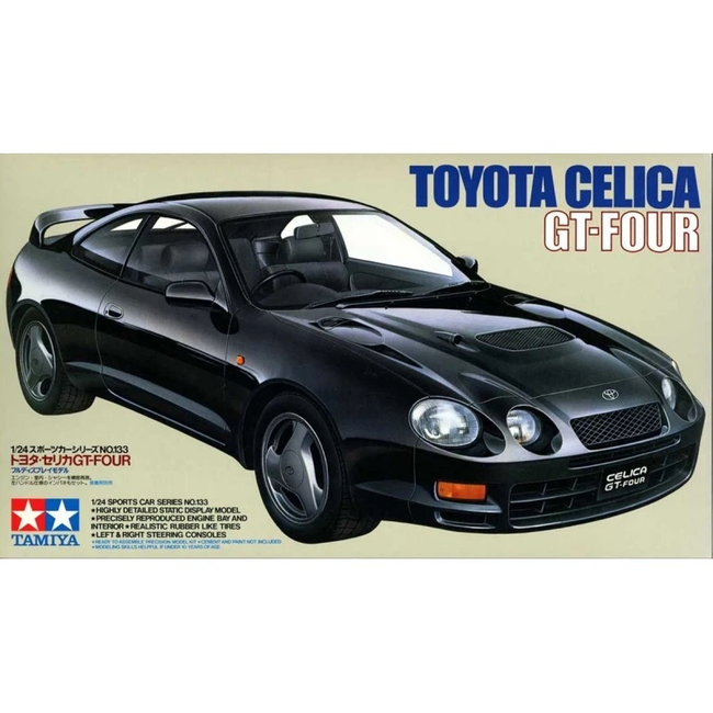 Tamiya 24133 1/24 Toyota Celica GT-Four Plastic Model Kit