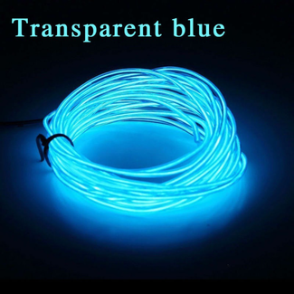 ACE RADIO CONTROLLED MODELS ACE 5M EL Wire Flexible Neon Glow Strip Lights Glasses Rope Power Pack Dance Party