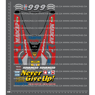 MCI REPRODUCTION DECALS MCI 1/10th REPRODUCTION TAM 58082 - MADCAP DECALS