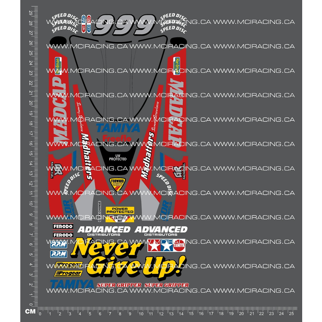 MCI 1/10th REPRODUCTION TAM 58082 - MADCAP DECALS