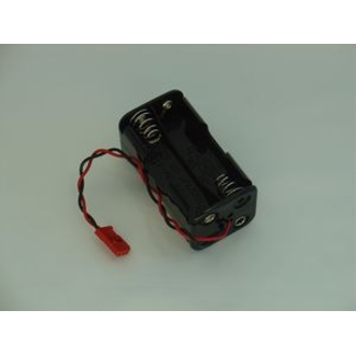 CHINA ELECTRONICS RECEIVER BATTERY HOLDER 4AA SUITS MOST RADIOS JST