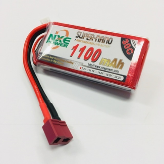 NXE POWER NXE POWER 7.4V 1100MAH 30C SOFT CASE LIPO WITH DEANS PLUG
