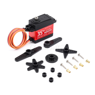 CHINA ELECTRONICS JS 35kg high torque Coreless motor servo DS3135 Metal gear and DS3235 StainlessSG waterproof digital servo for Robotic DIY,RC car
