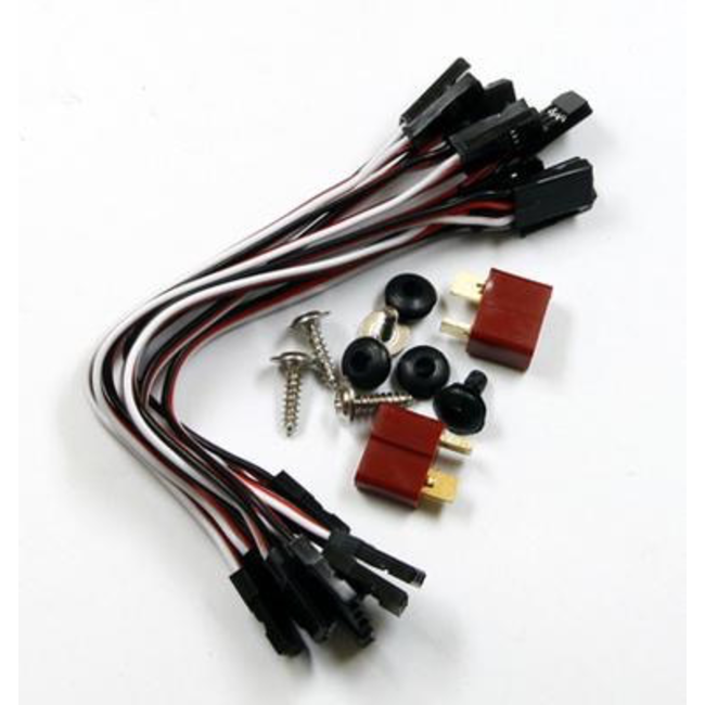 RCCSKJ Dual Power Input Servo Distribution Board Economy Version W/O CDI Remote Switch