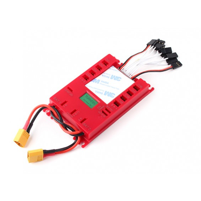 RCCSKJ Dual Power Input Servo Distribution Board Deluxe Version WITH  CDI Remote Switch