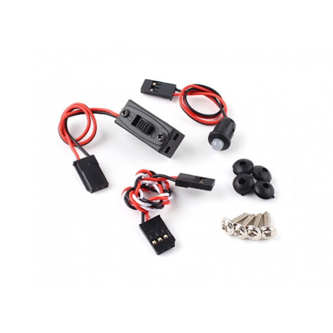 RCCSKJ Dual Power Input Servo Distribution Board Deluxe Version WITH  CDI Remote Switch