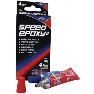 DELUXE DELUXE MATERIALS AD67 SPEED EPOXY II 4 MIN 28g TUBES