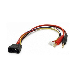 ACE IMPORTS ACE  3S 4.0mm TO TRAXXAS  ID BATTERY CHARGE LEAD 3S   20cm WITH BALNCE LEAD