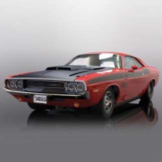 SCALEXTRIC SCALEXTRIC DODGE CHALLENGER  T/A RED & BLACK C4065