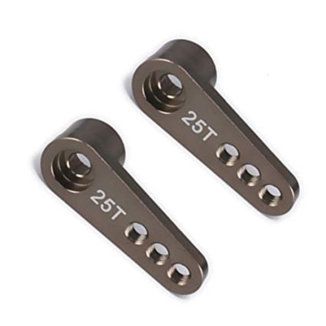 HY 25T ALUMINIUM SERVO ARM FUTABA  3 HOLE ( 1/PK )