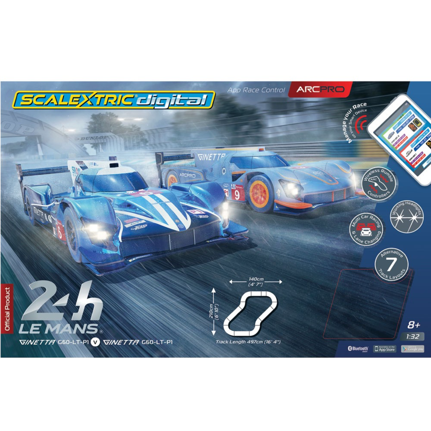 scalextric arc pro 24h le mans