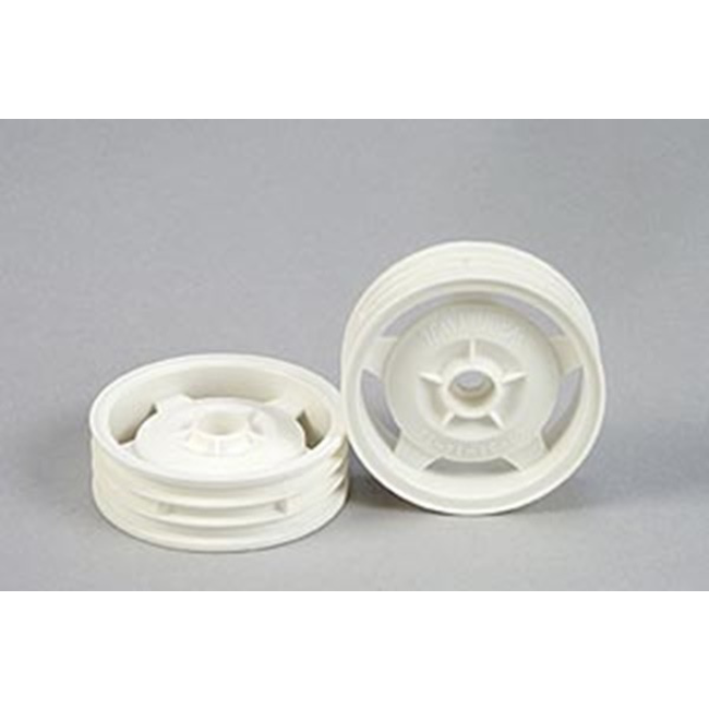 TAMIYA STAR DISH RIMS FRONT WHITE 2WD