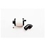 C.Y. 1/8 Air Filter (Black ) + Short Black elbow