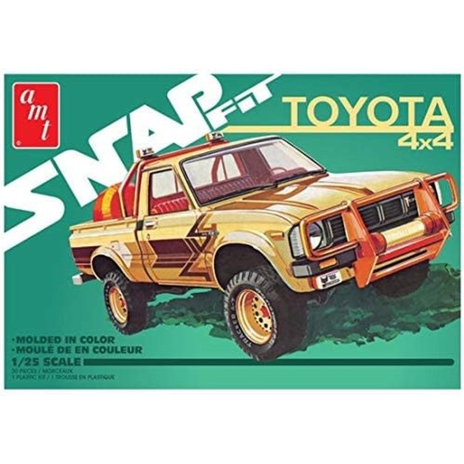 AMT 1114M 1/25 1980 Toyota Hilux SR5 Pickup (Snap) 2T Plastic Model Kit