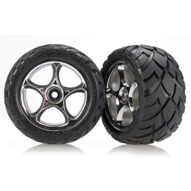 TRAXXAS TYRES AND WHEELS ASSEMBLED
