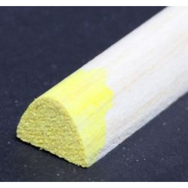 Balsa Leading edge 15 X 12 X 1220 YELLOW