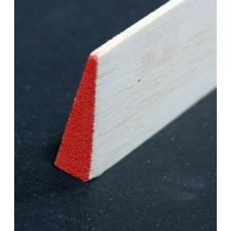 BALSA BALSA TE 9.5 X 32 X 1220mm RED