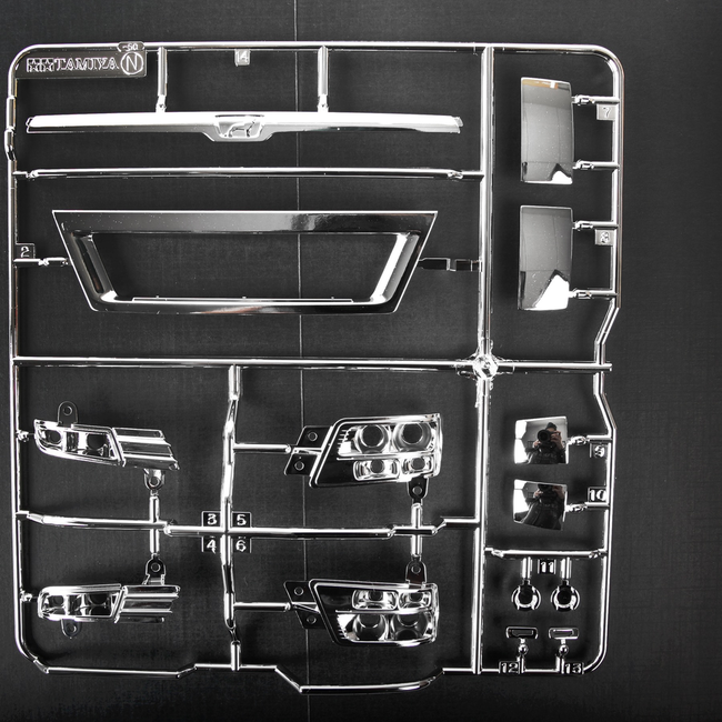 TAMIYA N PARTS MAN TGX CHROME PARTS