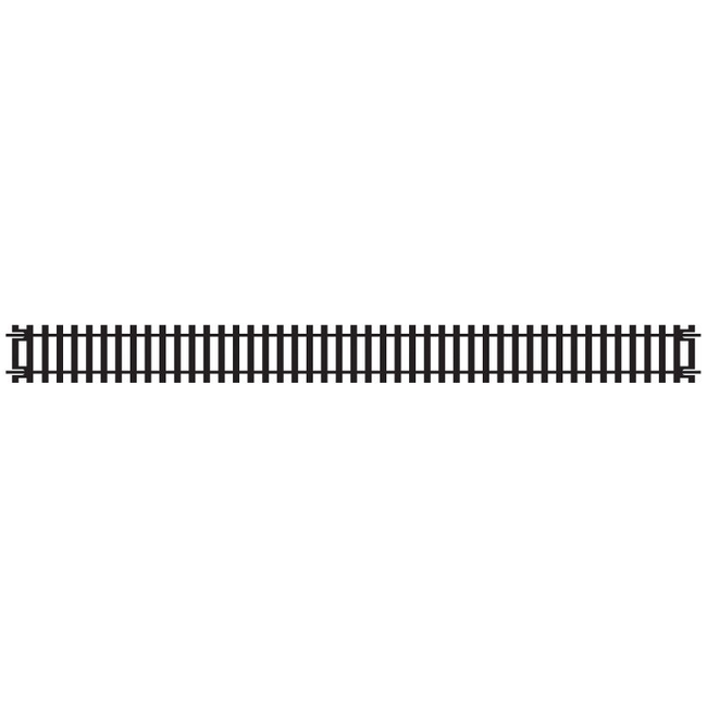 HORNBY 00 DOUBLE STRAIGHT   335mm SINGLE PIECE