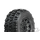 PROLINE Trencher X SC 2.2"/3.0" M2 (Medium) Tires Mounted for DB8, Senton 6S, PRO-Fusion SC 4x4 and SC with 17mm Hex Conversions Front or Rear, Mounted on Raid Black Wheels