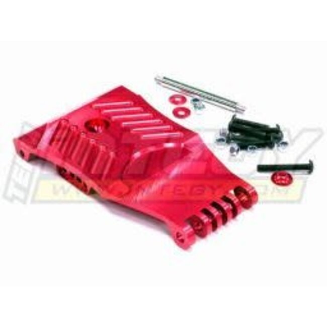 INTEGY FRONT SKID PLATE FOR HPI BAJA 5T  GREY  RED ORANGE & SILVER  REQUIRES T6881 & 6880