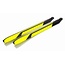 ROTORTECH 620mm CARBON BLADES 50 SIZE YELLOW RED & BLACK