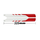 HY FIBREGLASS MAIN 425MM ROTOR BLADES WHITE & RED ( OLD CODE HY231502 )