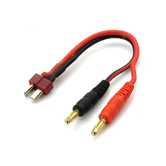 ACE IMPORTS HY T (DEANS) PLUG WITH 4.0MM MALE PLUG SUIT CHG 14AWG X 200MM CHARGE LEAD (OLD CODE HY222406 )
