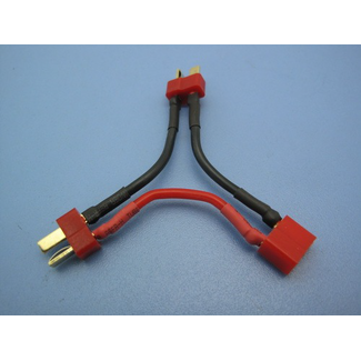 HY MODEL ACCESSORIES HY 2 X MALE T PLUG TO FEMALE T PLUG LEAD (SERIES BATT ADAPT) BULK  (OLD CODE HY222501 )