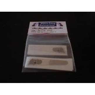 WHITE FANG WF Kenworth chrome plate for hood side (see picture)