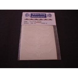 WHITE FANG WF Longhorn 55 W x 20 H (set of 4) ""WHITE""  NEW