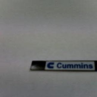 WHITE FANG WF Cummins with Logo Windscreen decal