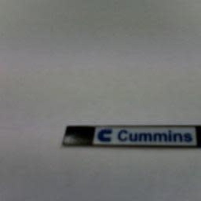WF Cummins with Logo Windscreen decal