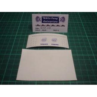 WHITE FANG WF Winter front decal Volvo