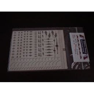 WHITE FANG WF Scroll ""Longhorn"" Scroll set